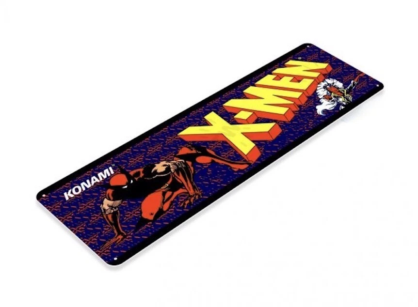 X HOMBRE LETRERO DE HOJALATA ARCADE VIDEOJUEGO MONEDA CLÁSICA OP ACLAMACIÓN SEGA CLONE WARS GENESIS Foto 1 de 1