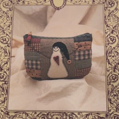 SNOWMAN POUCH #102 by Kimie's Quilts Craft PATTERN for INDYGO JUNCTION - Image 1 of 4