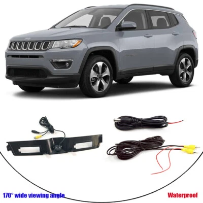 Night Vision CCD Car Rear View Camera Reverse Backup for Jeep Compass 2017 2018 - Image 1 of 4