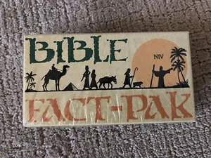 VINTAGE 1975 BIBEL FAKTEN-PAK NIV BILDUNGSKARTEN EVANGELIUM VERLAG NEU VERSIEGELT - Bild 1 von 2