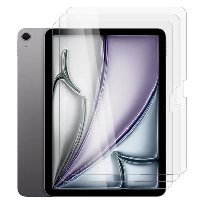3pcs Tempered Glass Screen Protector for Apple iPad Air 11'' 6th Gen 2024 2025 - Image 1 of 4