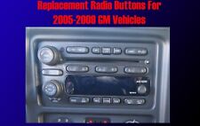 Replacement Radio Buttons For 2005-2009 GM Vehicles Worn buttons? Solve it