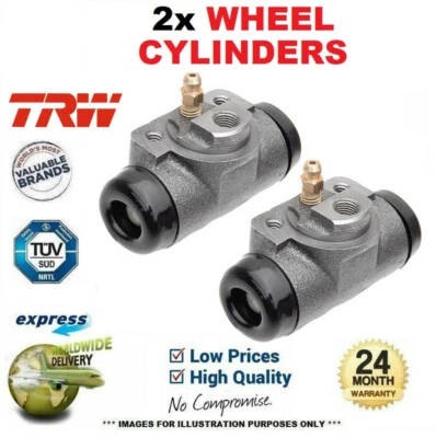 2x TRW WHEEL BRAKE CYLINDERS for ALFA ROMEO 146 1.4 i.e. 1994-1996 - Image 1 of 4