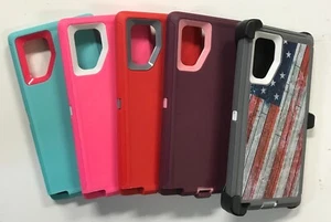 Shockproof Heavy Duty Dual layer Case For SAMSUNG NOTE 10 + Free Temper Glass - Picture 1 of 6