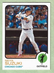 Seiya Suzuki Cubs ~ 2022 Topps Heritage Hi Number Rookie + Bonus Shortprint FSH - Bild 1 von 2
