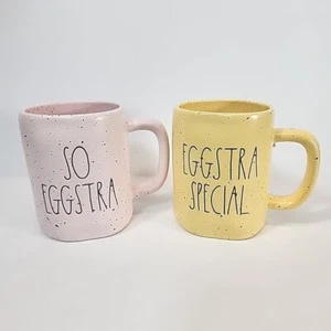Rae Dunn SO EGG SPECIAL Mug Set - 2  Coffee Mugs #213 - Picture 1 of 16