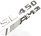 #2 Chrome Sl450+Amg Mercedes Sl450 Liftgate Rear Trunk Emblem Badge Nameplate