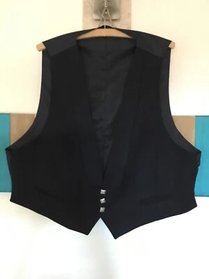 Men’s Black Waistcoat.New - Image 1 of 4