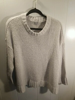 Aerie Women's Gray  Chunky knit Sweater Wool/Alpaca  Blend  Size S/P - Image 1 of 4