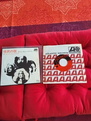 45t LED ZEPPELIN IMMIGRANT SONG/HEY,HEY WHAT CAN I DO JAPAN MINT ATLANTIC P-1007 - Image 1 of 2