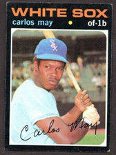 1971 Topps #243 Carlos May Chicago White Sox VG/VGEX