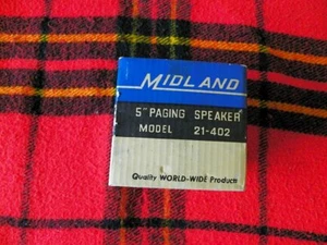 Midland Paging Speaker - Picture 1 of 8