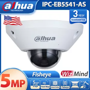 Dahua IPC-EB5541-AS 5MP Fisheye WizMind Starlight Panoramic IP Camera MIC PoE US - Picture 1 of 24