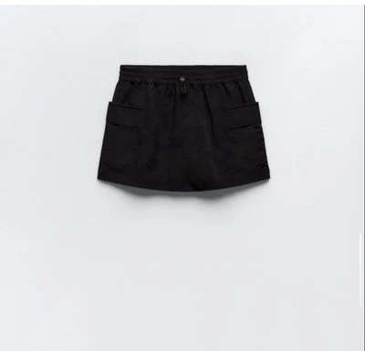 Zara Black Pocket Skort – Size Small – NWT! - Image 1 of 4