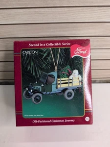 1925 Ford Old-Fashioned Christmas Journey #2 in Serie Carlton Karten NEU 2000 - Bild 1 von 6