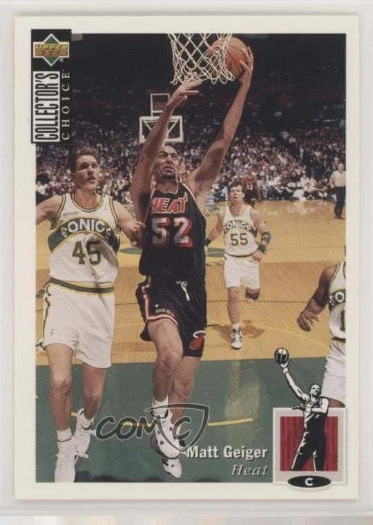 1994-95 Upper Deck Collector's Choice International Italian Matt Geiger #252 - Image 1 of 2