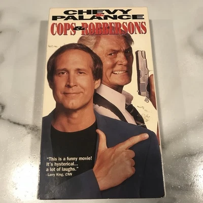 Cops & Robbersons (VHS, 1994) Chevy Chase Jack Palance Rated PG - Image 1 of 4