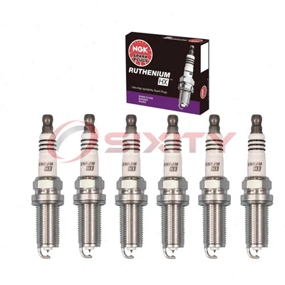 6 pcs NGK Ruthenium HX Spark Plugs for 2005-2015 Nissan Xterra 4.0L V6 - rx - Imagem 1 de 4