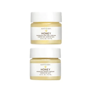 Earth To Skin Manuka Honey Mini Cream Duo – Day & Night Hydrating Gel Creams - Picture 1 of 5