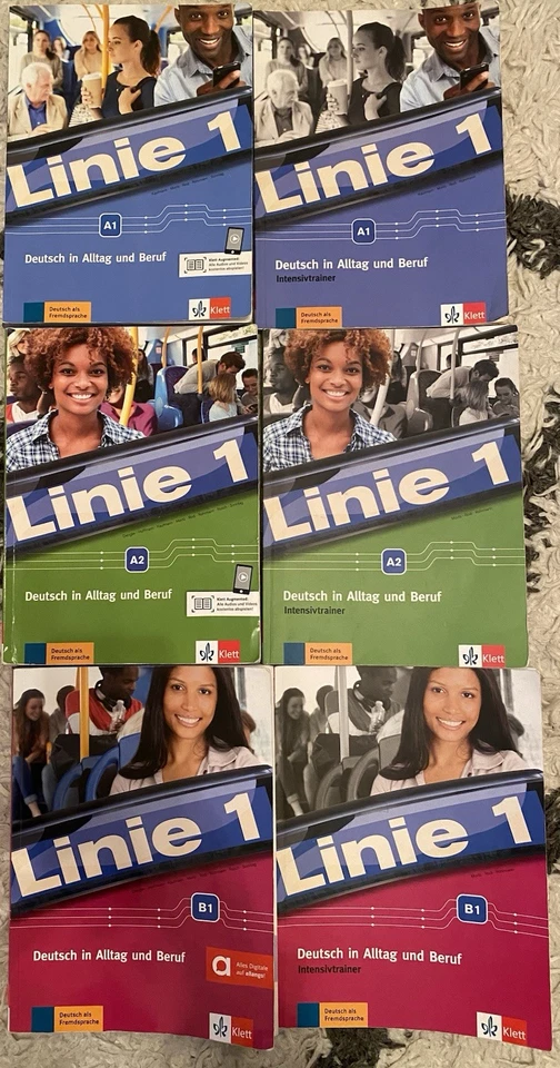 Deutsch Als Fremdsprache Kursbuch und Arbeitsbuch, 14 Bücher, A1 A2 B1 - Bild 1 von 1