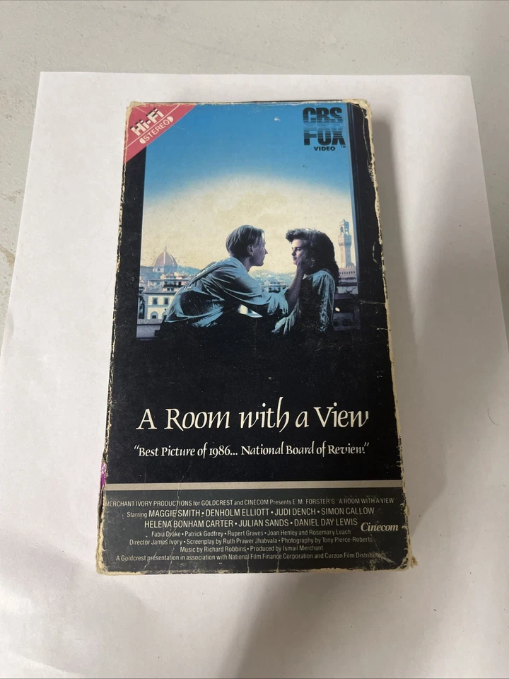 A Room With A View VHS 1987 Helena Bonham Carter Maggie Smith RARE! **TESTED** Foto 1 de 4