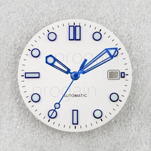 31mm Wave Watch Dial Luminous Fit NH35 NH36 2824 8215 Movement - Bild 1 von 13