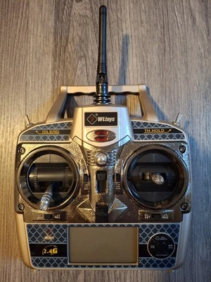 Transmisor helicóptero radiocontrol WLToys Foto 1 de 4