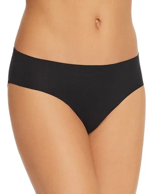 Hanro L135944 Womens Black Invisible Cotton Hi-Cut Briefs Size XS - Image 1 of 2