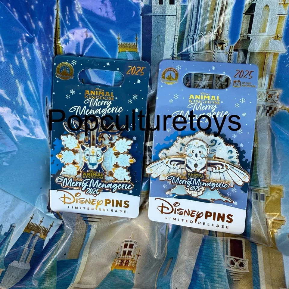 Juego de prendedores Merry Menagerie Animal Kingdom 2025 de los parques de Disney nuevo Foto 1 de 1