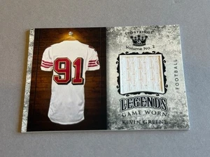 Kevin Greene Game Used Worn Jersey 2020 Sport Kings Steelers WCW Wrestling Patch - Picture 1 of 2