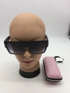 Gafas de sol Gucci negras de diseño de moda 150-20-140 lentes grises - Imagen 1 de 9