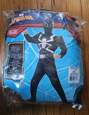 Rubies - Marvel Spiderman Agent Venom Youth Boys 3pc Costume. Size Large (12-14) - Image 1 of 4