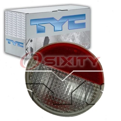 Carcaça de lente de luz traseira esquerda TYC para 2002-2009 GMC Envoy Electrical XM - Imagem 1 de 4