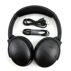 Bose QuietComfort 35 Noise Cancelling Bluetooth Wireless Headphones Black - Picture 1 of 14