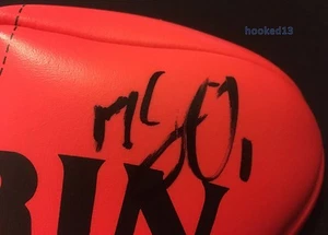 Signed Matt Suckling Western Bulldogs Auto on Red Soft Touch Sherrin Football - Imagen 1 de 2