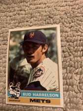 #337 Bud Harrelson new york Mets 1976 Topps  Baseball Card Cb7
