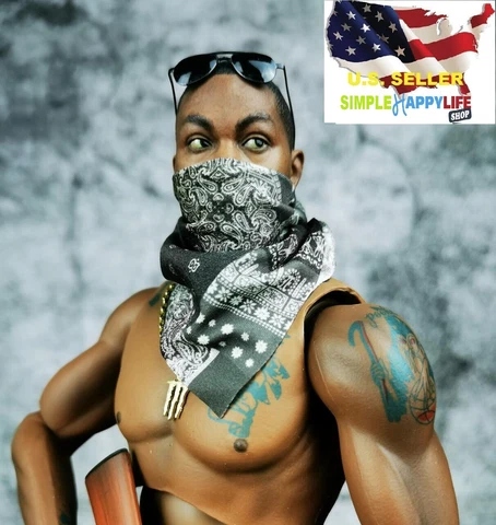 1/6 scale Scarf For Phicen Hot Toys 12" figure ganghood worldbox soldier ❶USA❶ Cover