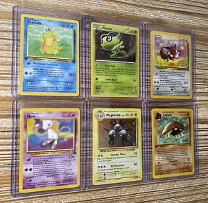 6 Pokémon Cards Vintage & Modern WOTC 1999 Black Star Promos Holo NM Near Mint - Picture 1 of 8
