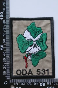 US ARMY 5TH SPECIAL FORCES SFGP ODA 531 #2 CLOTH PATCH COLOUR ON TAN - Picture 1 of 1
