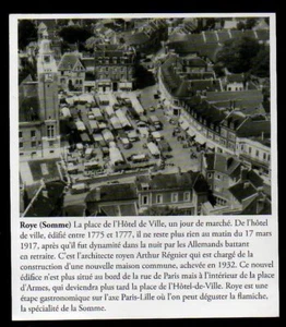 2011 -- ROYE JOUR DE MARCHE VUE AERIENNE ANNEES 60 3D035 - Picture 1 of 1