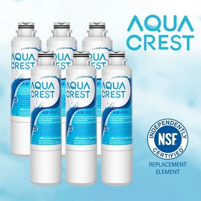 AQUA CREST 6X AQUACREST DA29-00020B Filtro Acqua Frigorifero, Compatibile con Samsung®