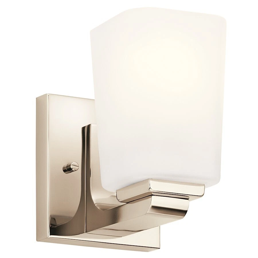 Kichler Lighting 55015PN Roehm Wall Sconce Polished Nickel