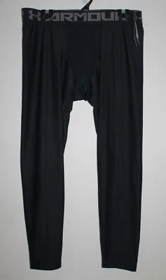 Under Armour 2 Leggings Compression Black Men's Size 2XL BNWT Gym Fitness - Image 1 of 4