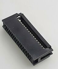 34 Pin Card Edge Female IDC Connector for 2.54mm Pitch Flat Ribbon Cable - KEYED