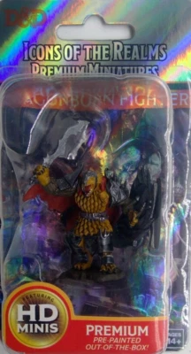 DUNGEONS & DRAGONS ICONS PREMIUM MINIATURES ~ DRAGONBORN MALE FIGHTER - Image 1 of 2