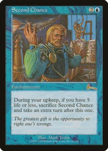 1x Second Chance - LP - Urza's Legacy - SPARROW MAGIC mtg - Imagen 1 de 1