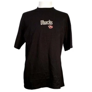 Arizona Diamondbacks Men's Large Black T Shirt D'Backs Red Snake Embroidered - Picture 1 of 12