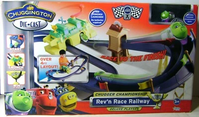 Chuggington Die-Cast REV'N RACE RAILWAY Deluxe Action Playset 54212 NIB RARE I - Image 1 of 4