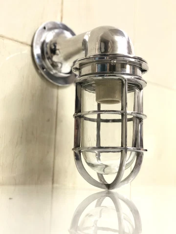 Marine Antique Wall Decoration Aluminum Sconce Light Fixture 1 PIECE Lot of 5 Cover