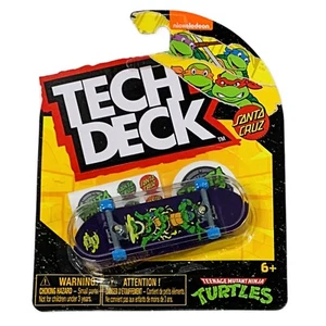 Tech Deck Santa Cruz X Teenage Mutant Ninja Turtles Fingerboard Skateboard -TMNT - Picture 1 of 1